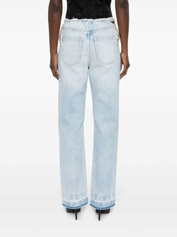 Star cut-out jeans