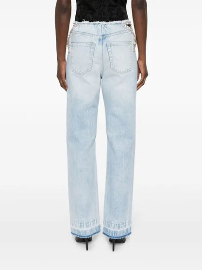 Star cut-out jeans