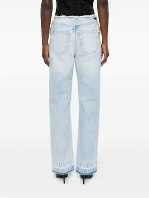 Star cut-out jeans