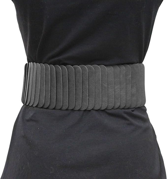 Women's wide elastic belt