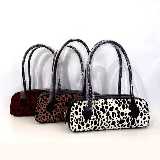 Women's bowling bag leather women's wallet