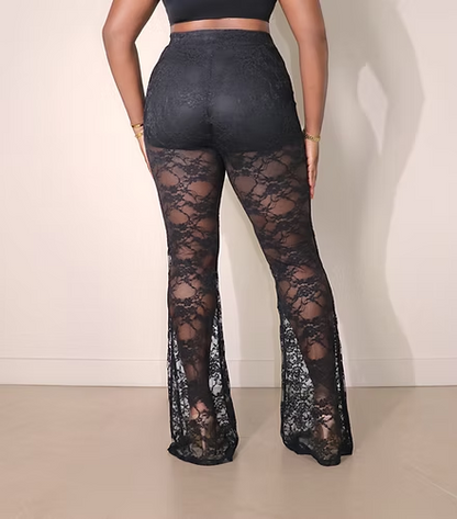 Lace Flare Pants