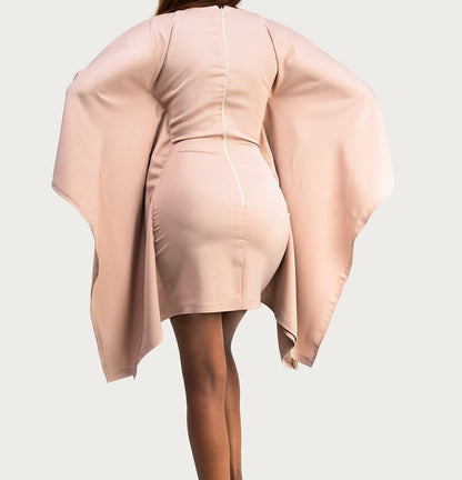 Dolman sleeve dress