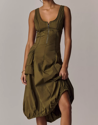 Sleeveless Backless Bud Dress