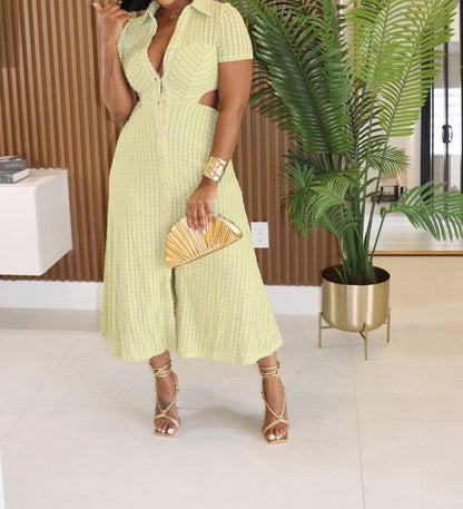 Elastic waist dress