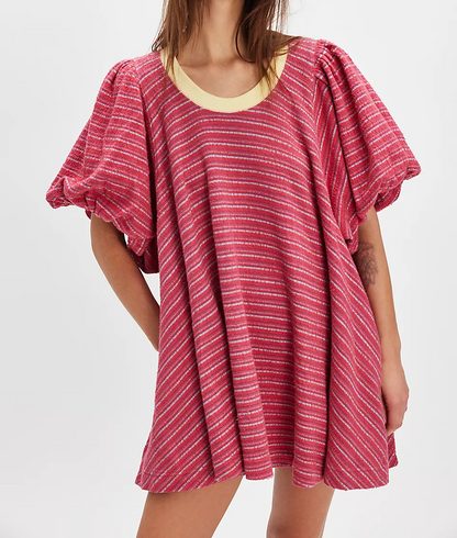 Puff Sleeve Pullover Skirt