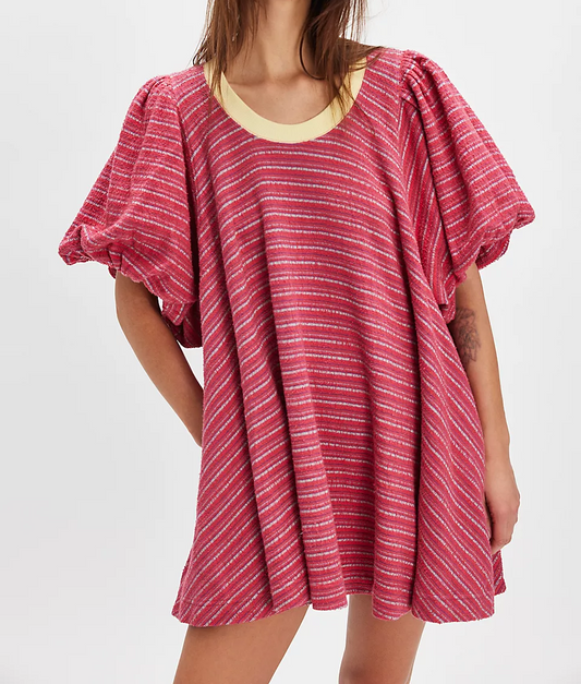 Puff Sleeve Pullover Skirt