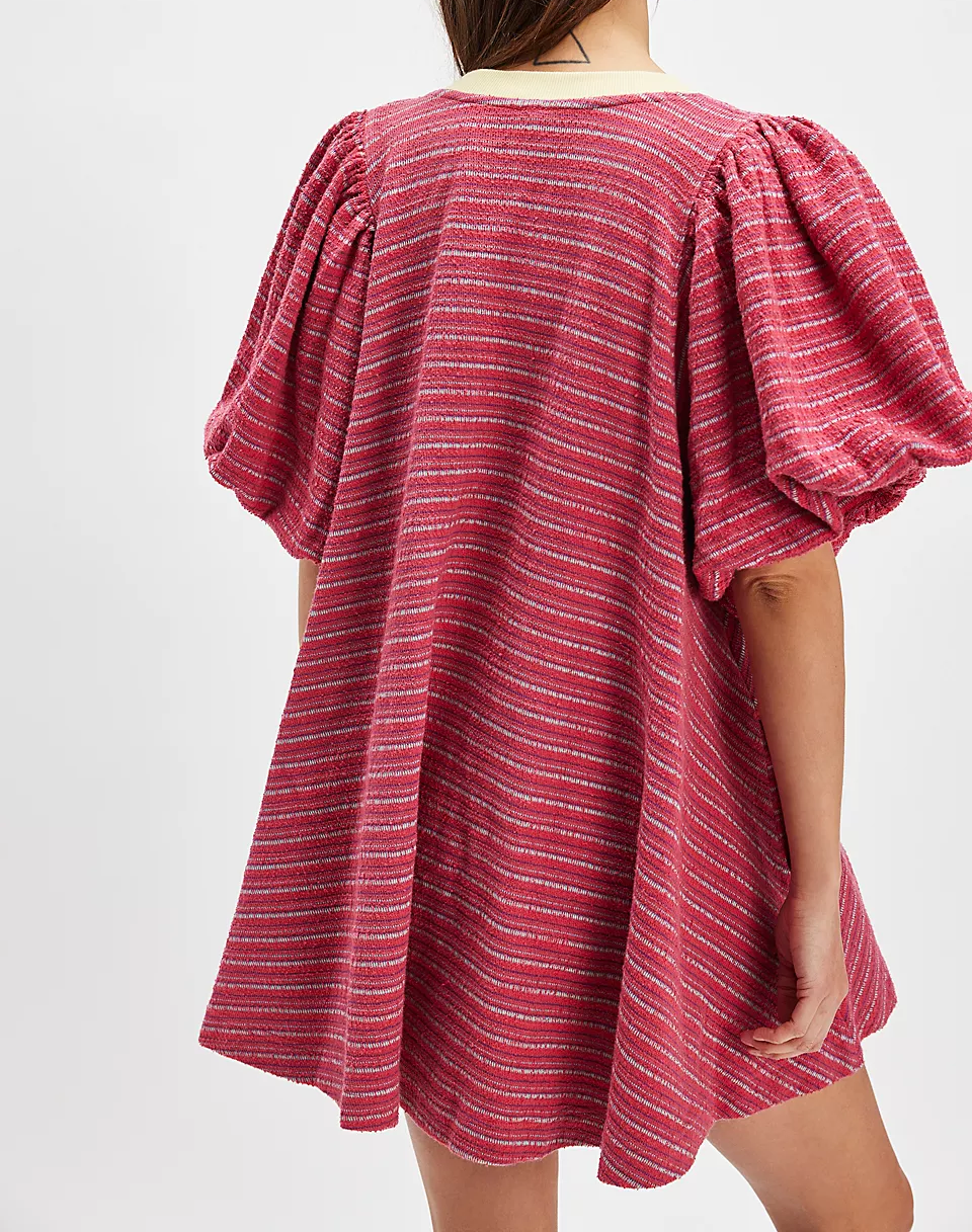 Puff Sleeve Pullover Skirt