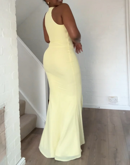 Shell Cup Maxi Dress