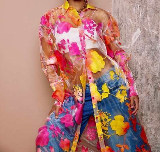 Blossom Shirt Dress