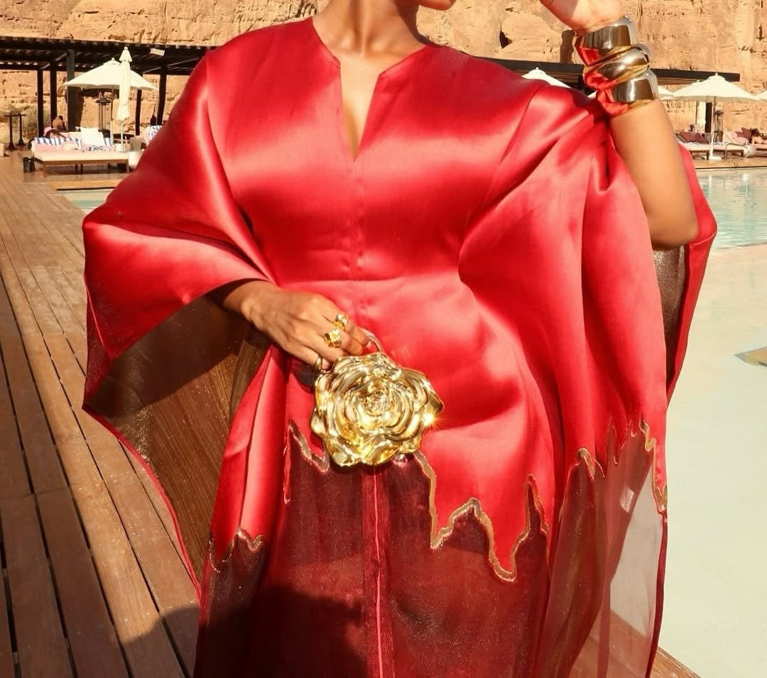 Organza Flame Dress