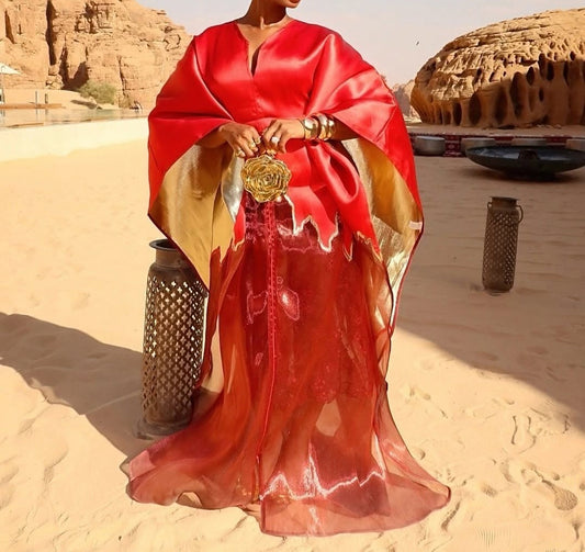 Organza Flame Dress