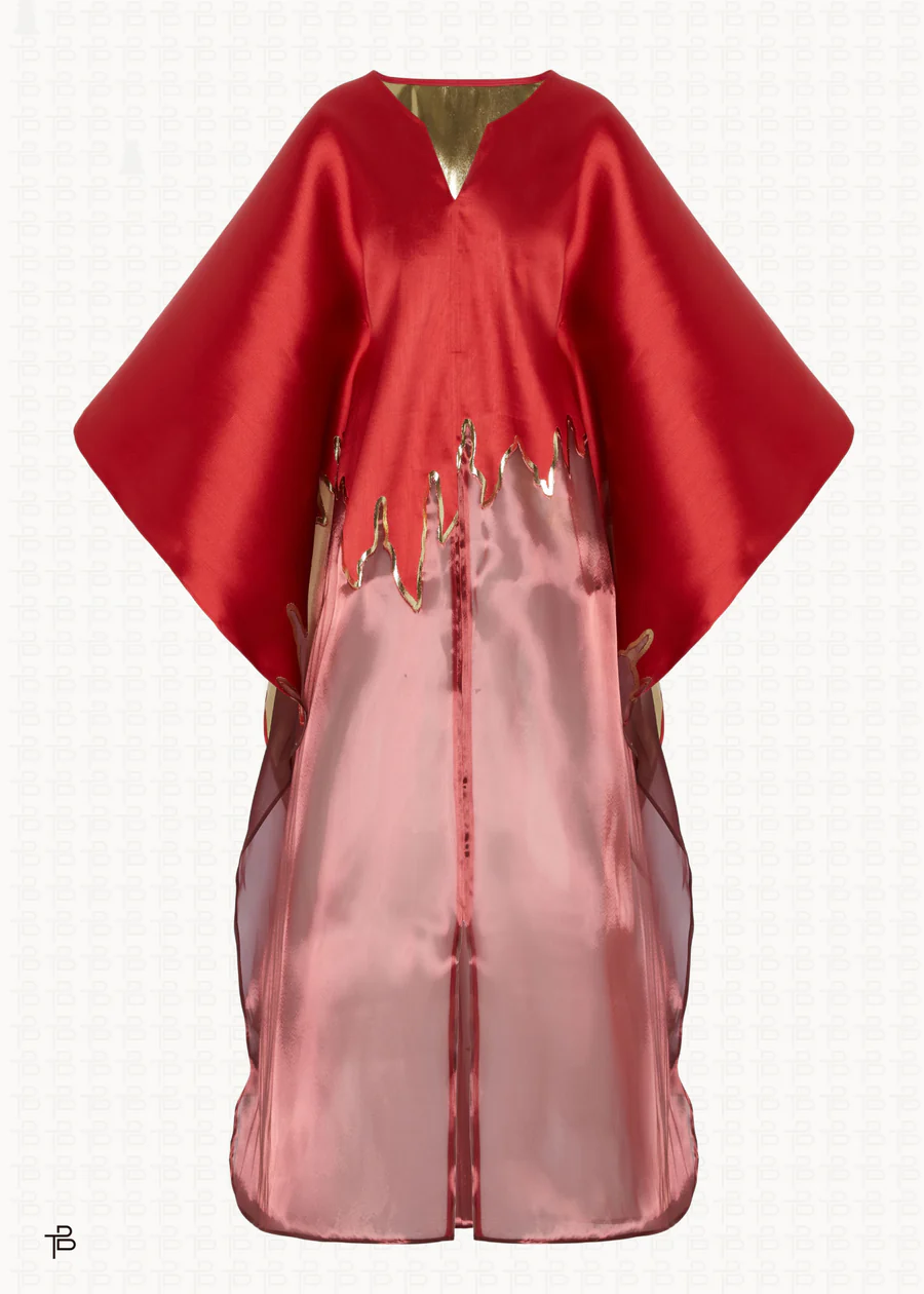 Organza Flame Dress