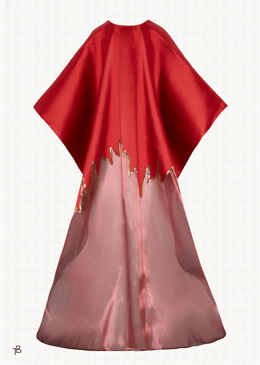 Organza Flame Dress
