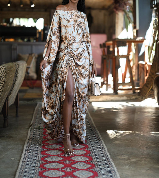 Desert Flower Silk Robe