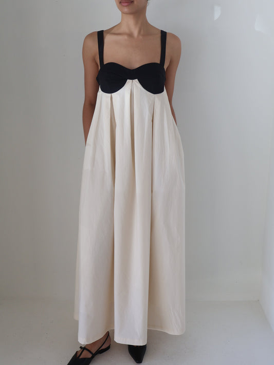 Black Corset Suspender Dress