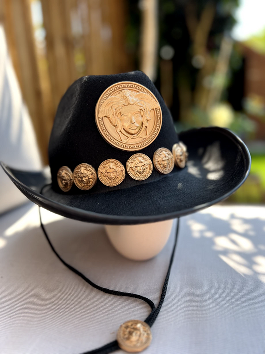 Custom Cowboy Hat Black