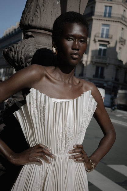 Taffeta mini dress