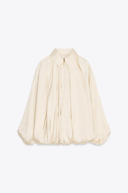 Puff sleeve jacket