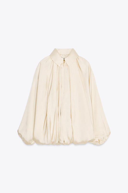 Puff sleeve jacket