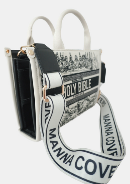 The Last Supper Cream Bible Cover Crossbody Bag