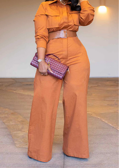 one-piece belted work jacket