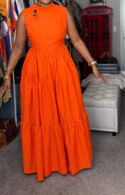 Full skirt dress