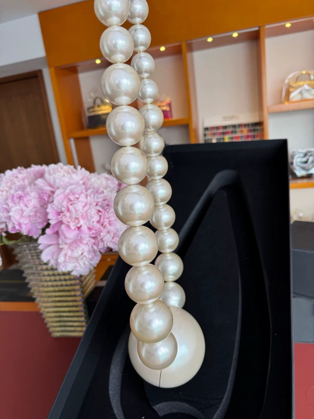 Pearl Crossbody Bag Mini Acrylic Round Box Bag