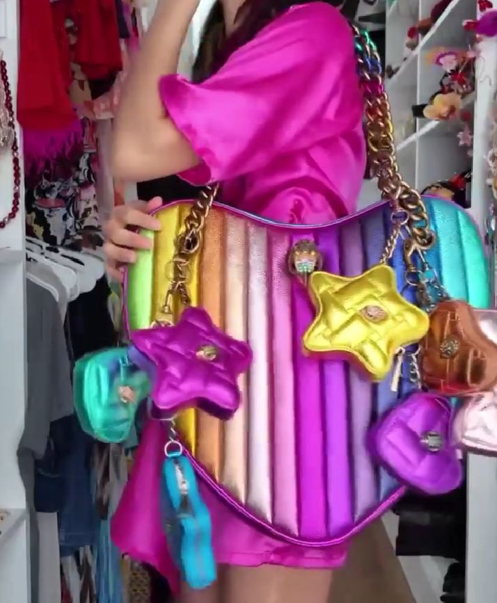Colorful Heart Shoulder Bag