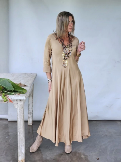 Flat-brimmed denim baseball cap