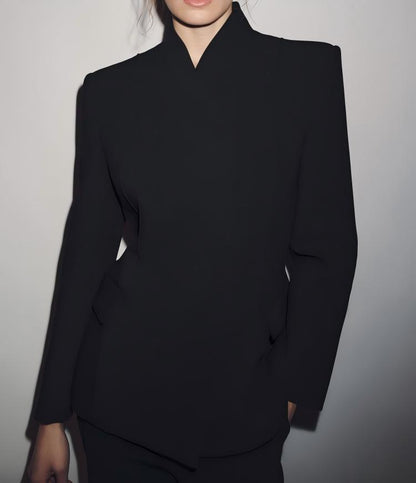 Two-piece fitted blazer