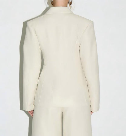 Structured two-button blazer