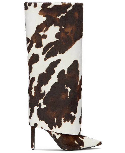 Turn-up over-the-knee boots