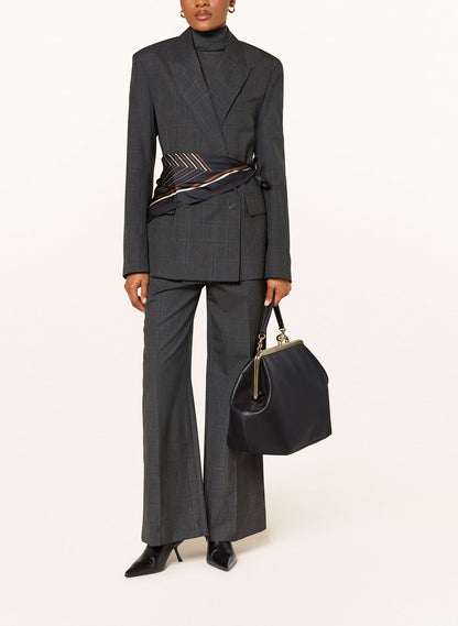 Large Kisslock Frame Bag-Black