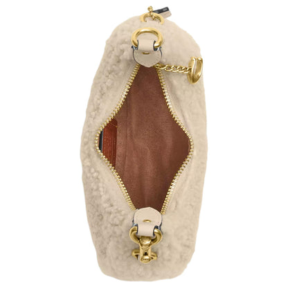 18 Gold Buckle Wool Handbag