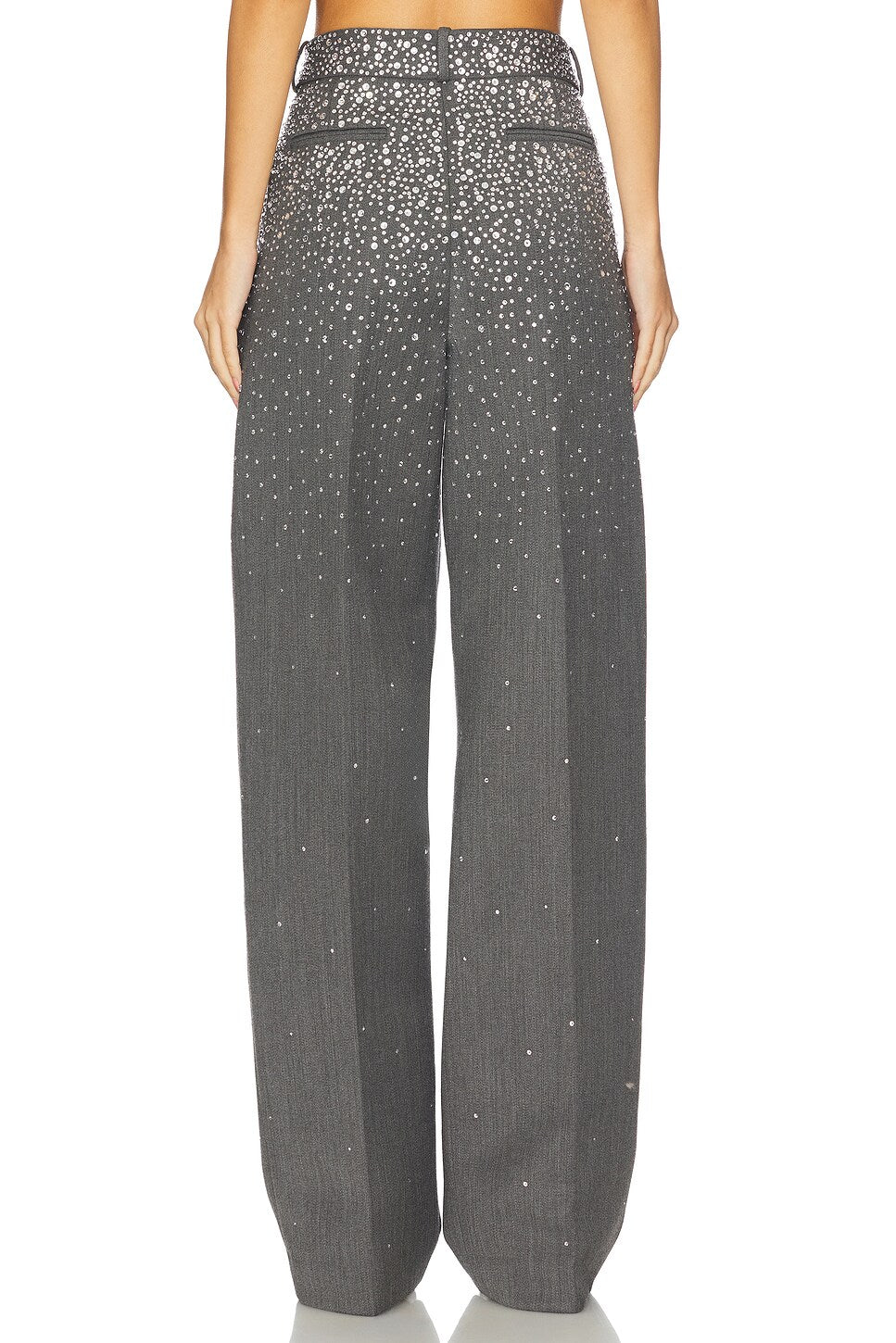 Rhinestone two-piece suit