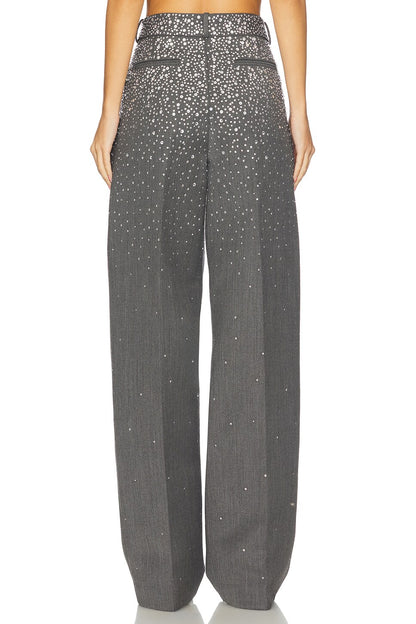 Rhinestone two-piece suit