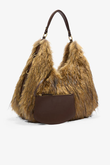 Replacement for large fur underarm bag