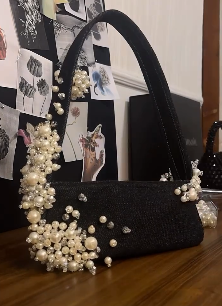 Replacement for large fur underarm bag