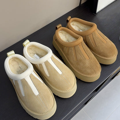 Sunflower platform snow boots