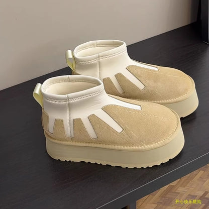Sunflower platform snow boots