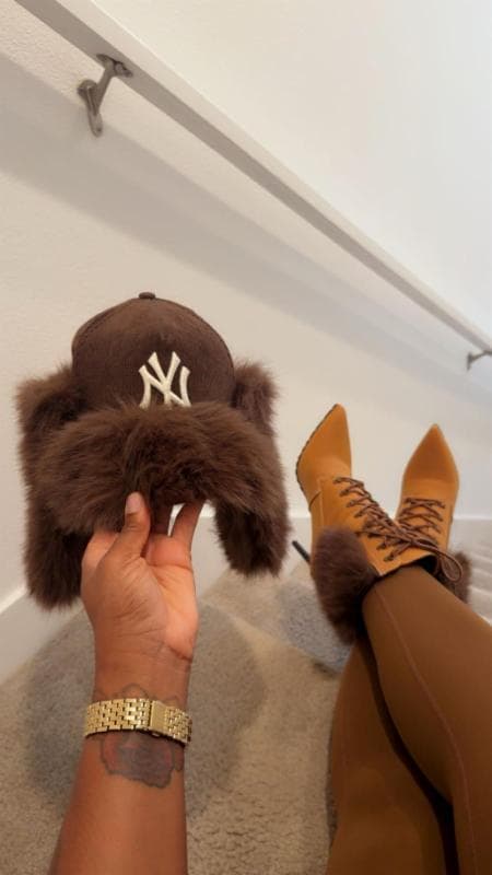 Faux fur hat