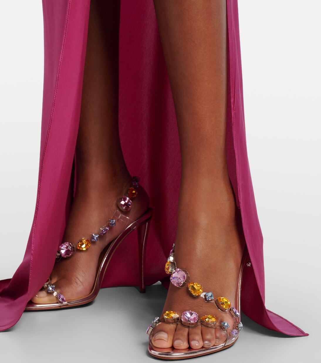 Crystal-embellished stilettos