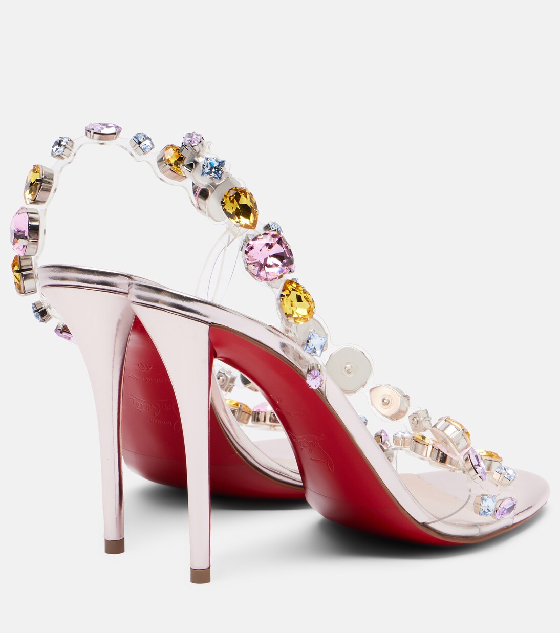 Crystal-embellished stilettos