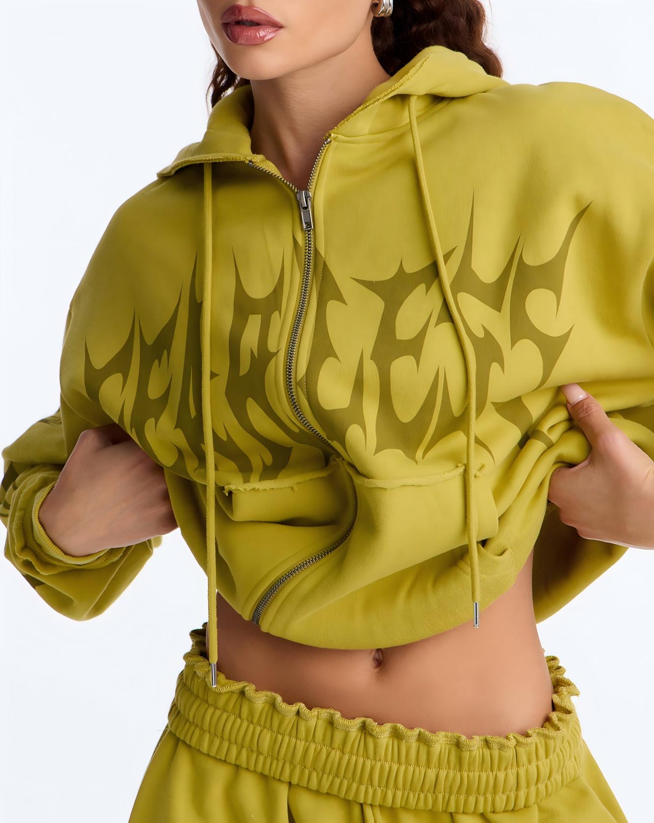 Fearless Heat Fleece Pant Set - Green