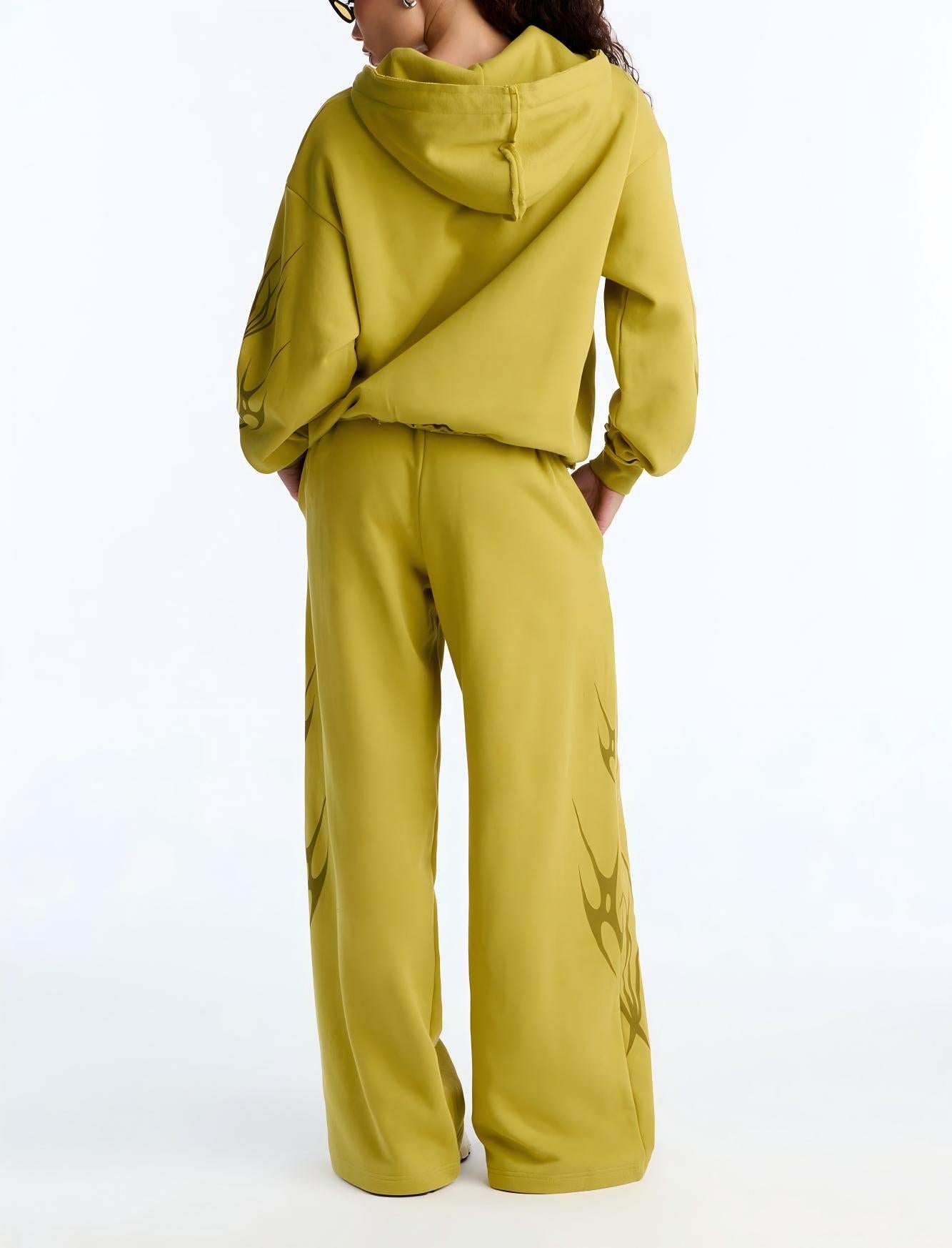 Fearless Heat Fleece Pant Set - Green