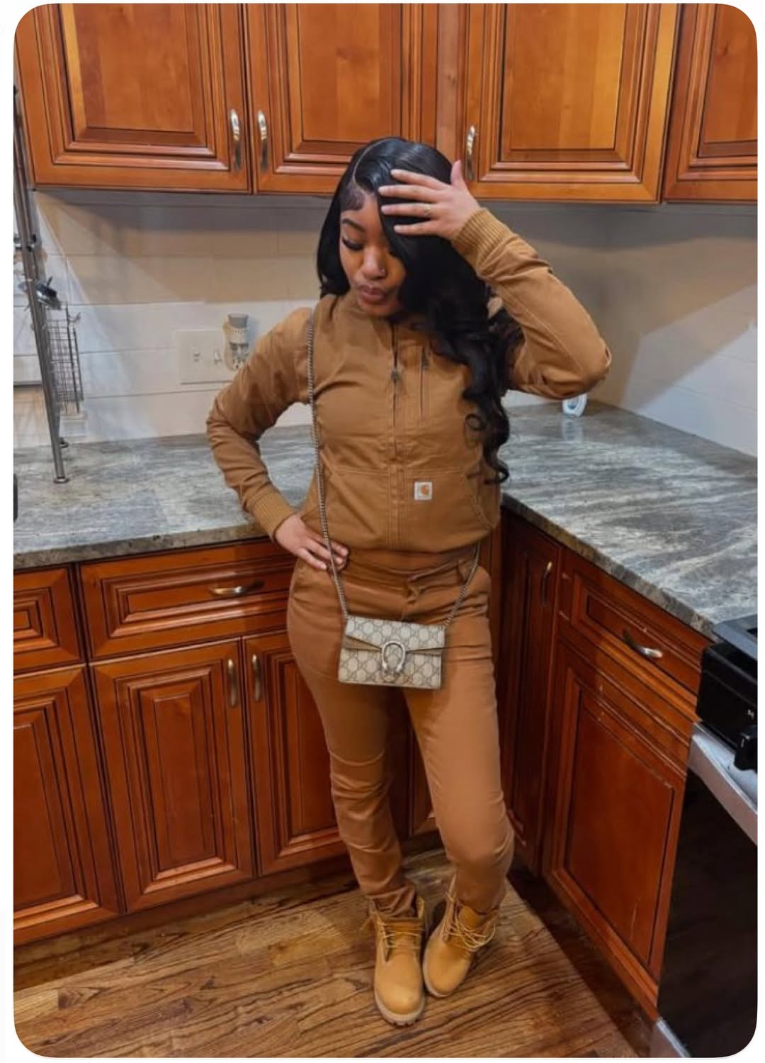 Workwear Pocket Fitted Jumpsuit