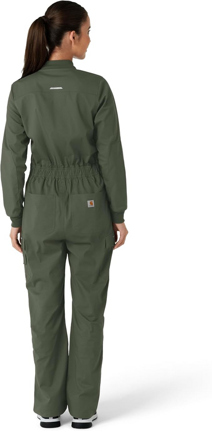 Workwear Pocket Fitted Jumpsuit