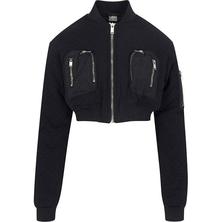 Short bomber jacket