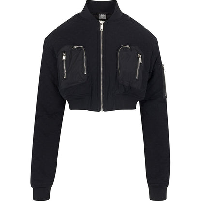 Short bomber jacket